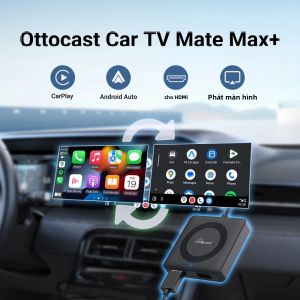 Bộ Chuyển Đổi Không Dây CarPlay Android Auto OTTOCAST Car TV Mate Pro Max Cho Fire Google TV Stick Bộ Chuyển Đổi CarPlay Có Dây OEM
