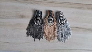 Vintage Tassel Chain Shoulder Badges: Epaulet Epaulette Shoulder Jewelry
