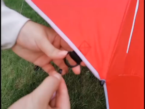 Dual-Use Portable and windproof Beach Fishing Tent Umbrella， UV fishing beach sun umbrellawaterproof UV protection foldable and multifunctional blue