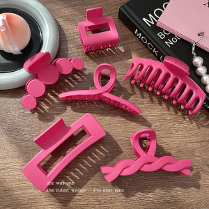 Extra Large Pink Summer Claw Clip