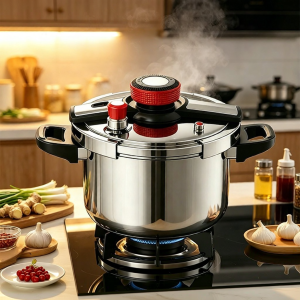 MENGCHUANG | Nồi Áp Suất Inox Chống Nổ Xoay Dùng Cho Bếp Gas & Từ Loại Nhỏ