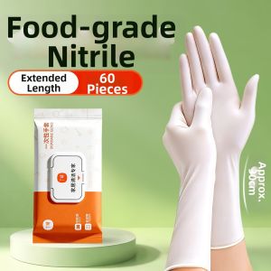 DINGQING | Food Grade Disposable Nitrile Gloves Oil-resistant Puncture-proof