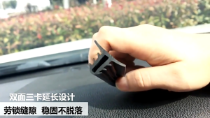 Car Window Dashboard Seal Strip Rubber 1.6M T Shape Soundproof Noise Insulation Weatherstrip