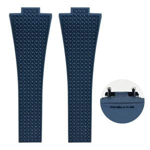 Fluoro Rubber Strap for Tissot PRX Series 35mm 40mm Butterfly Buckle FKM Waterproof Quick Release Replace Watch Band 11mm 12mm