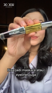 Xi Xiu 2in1 Mascara & Eyeliner Waterproof Xixiu Maskara Eye liner 2 in 1
