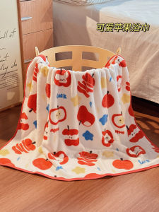 Khăn Tắm Hình Chú Chó Táo Dày Bằng Cotton Nguyên Chất Thấm Hút Nhanh Khô Bộ Ba Món Cho Bé Gái Thương Hiệu Lemmon Mùa Thu