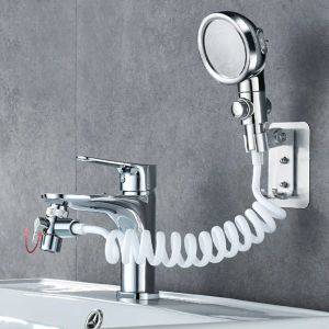 Washbasin Pool Shampoo Shower Booster Nozzle Set Faucet External Shower Extender Bathroom Hand Washing Shower