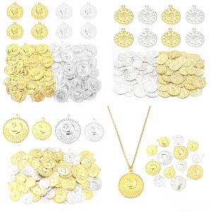 50/100Pc 15/20mm Vintage Iron Sheet Pendant Beauty Portrait Round Charms For Jewelry Making DIY Necklace Earring Pendants Charms