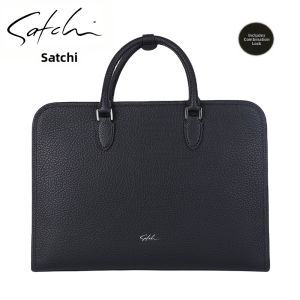 Satchi | Stylish Durable Business Briefcase Genuine Leather Password Lock