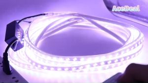 Vcmall 15/20/25/30Meters w/ Plug LED Strip Light Waterproof 120 LEDs/M TriColor Remote Control Dimming Super Bright Flexible Light For Indoor Outdoor Lighting 15m/20m/25m/30m(Options)