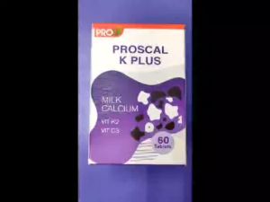 Proscal K Plus Tabs 1200mg 60S