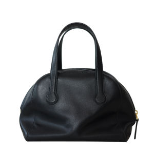 Soft Cowhide Leather Shoulder Bag Minimalist Old Money Style Top Luxury Leather High Quality Commuter Bag Genuine Leather Single Shoulder Bag