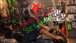 KYT TT-Revo Sushi Time Full-Face Motorcycle Helmet - High-Quality Protective Gear