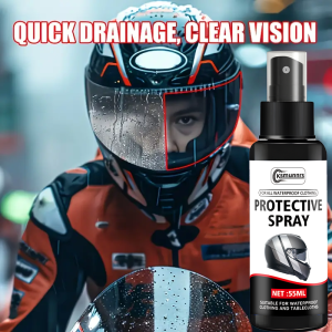 Motorcycle Helmet & Car Anti-Fog Spray: Durable Nano Coating Enhances Visibility Fits All Helmets & Vehicles