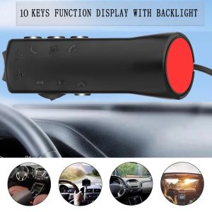 10 Keys Button Car Steering Wheel Multi-functional Remote Controller for Car Audio Music Player GPS Navigation DVD Android