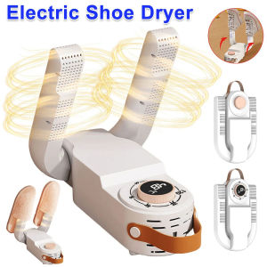 Electric Shoe Dryer Boot Warmer Shoe U-V Foot Boot Dryer Eliminate Odor Fast Drying Boot Deodorizers with Intelligent Timer Deodorizings Foldable Design & Quick Drying