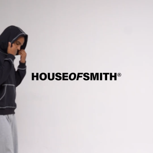 House of Smith Sweater Hoodie Oversize Pria - Thread Black Hoodie