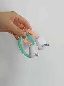 Kalung Laser Mainan Kucing Anjing Pelacak Smart Laser Collar LED Interaktif Penggoda Toy-Pet Recharger