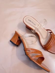 SANDAL WANITA D01 TEBARU/MODEL HAK TEBAL / TINGGI 5CM SAM SHOES
