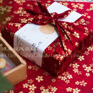 Vải Nghệ Thuật Phong Cách Trung Quốc Lu Fu Lễ Tay Kết Hôn Bọc Da Và Trái Cây Sushi Hộp Bánh Chưng Tết Đoan Ngọ Khăn Bọc 70