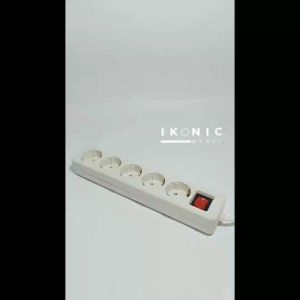 IKONIC Stop Kontak Kabel 3 Meter 5 Lubang Berkualitas Bagus