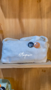 Tas Selempang Pria Wanita Tapaxco Vior Slingbag Korea Casual Local Corduroy Free 2 Pin
