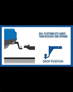 Trailer Hitch Arm Trailer Hitch Ball Mount Fits 2 Inch Receiver Tube Conventional Pulling Force