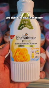 Sữa Tắm Nước Hoa Nữ Enchanteur Deluxe 195g Charming Sensation | Silk Protein Dưỡng Da Thơm Lâu
