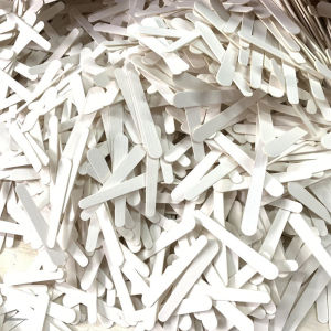 Disposable Mini Nail File Wood Grain Pattern Large And Small Head Nail Sanding Strip Red And White Color Nail Care Tool