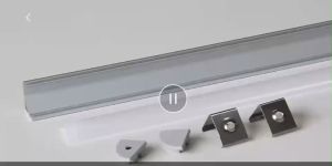 Thanh Nhôm Định Hình Gắn Led Dán 12V Lắp Kệ Tủ Kệ Bếp Trang Trí Nội Thất  tặng kèm phụ kiện