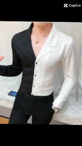 áo sơ mi áo sơ mi phong cách hàn quốc cực hót phối màu cực lạ và phong cách cực chất năng động và sang trọng tinh tế - H21