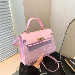 กระเป๋าถือแฟชั่นสำหรับผู้หญิง กระเป๋าสะพายไหล่แบบมีซิป กระเป๋าสะพายข้างแบบนิ่ม กระเป๋าถือขนาดกลาง วัสดุ PU สำหรับผู้หญิง