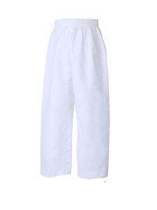 Tae Kwon Do Pants Breathable Lightweight Cotton Polyester Shorts for Adults And Children in White And Black with Ventilation Holes