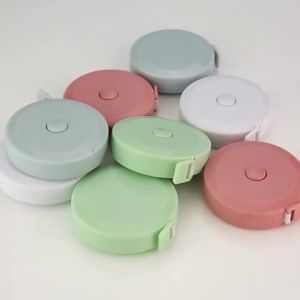 Thước Dây Rút 1.5 Mét Hai Mặt Mềm Mại Dẻo Dai Dùng Đo Thân Người May Vá Đo Centimet Inch Dùng Trong Nhà Tự Làm