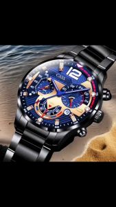 Jam Tangan Anti Air Pria Ori 2024 Jam Tangan Pria Kalender Tali Baja Kuarsa Olahraga Penunjuk Bercahaya Jam Tangan Pria