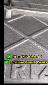 ✨ For Proton Exora All Generation EVA Copolymer Car Boot Tray Luggage Cargo Trunk Tray Dulang But Kereta Durable Easy Clean 100% Custom Fit Waterproof Tahan Lama Senang Pasang Senang Cuci Kalis Tahan Lama Air 汽车后箱垫