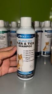 Flea & Tick Shampoo Hewan Anjing Kucing Peliharaan Anti Kutu dan Jamur Shampo Sampo 100ml 245ml