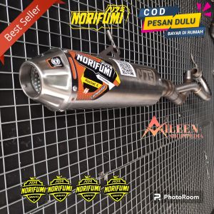 Laris.Knalpot Norifumi Rocket 4 Kompetisi Pnp Crf KLX/Dtracker 150 BfSe Wr155r Piston 63/68