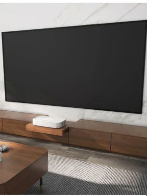 Smart Laser Projector TV Cabinet Nordic Solid Wood Audio-Visual Cabinet Amplifier Cabinet Special-purpose Retractable Stand