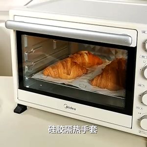 Zeekea Heat Resistant Silicone Oven Mitts Silicone Gloves BBQ Gloves Waterproof Oven Silicone Mitts