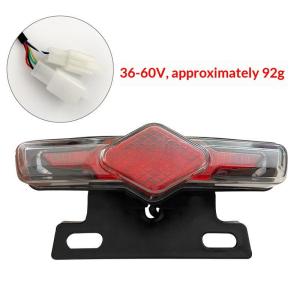 YEGBONG | City Commute E-bike LED Rear Lamp with Turn Signal 12V 36V 48V 60V Universal Electric Bicycle Taillight for Safety Riding