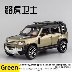 JUANNUO | 1:24 Childs Land Rover Defender 110 SE Simulation Alloy Model Car
