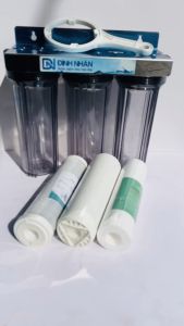 Bộ lọc thô 3 cốc trong 10 inch ren 21 đầy đủ