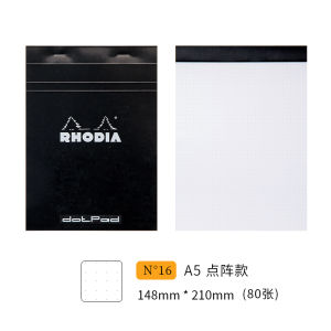 Portable Rhodia Dot Pad Notebook Small Size Business Mind Map Sticky Note Book Convenient Carry around French Manufacture