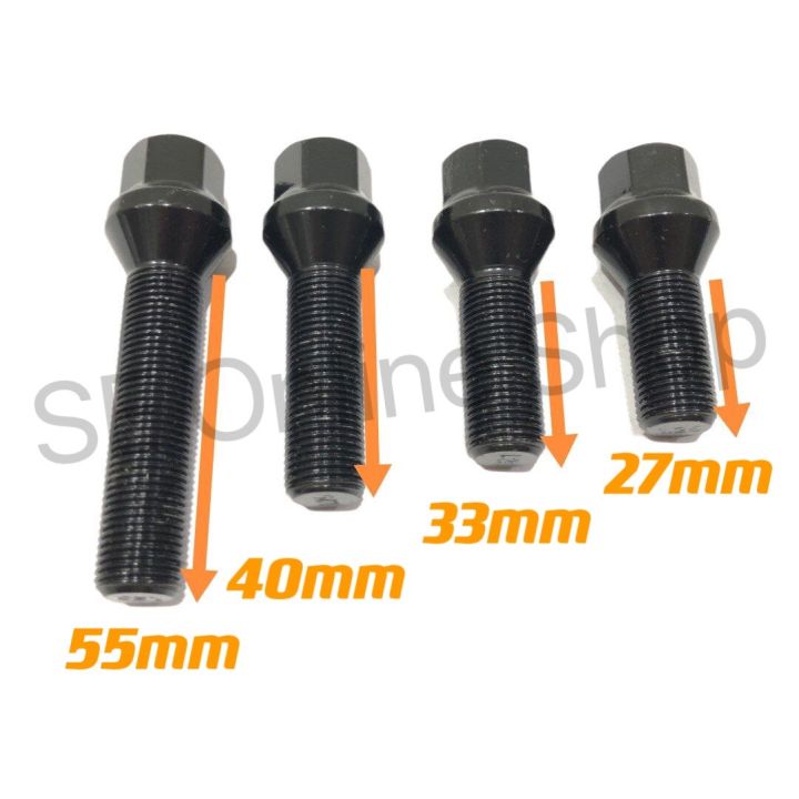 BMW Skru Nut Cone Type M14x1.25 Wheel Bolt,Skru Panjang,Wheel Lug Nut