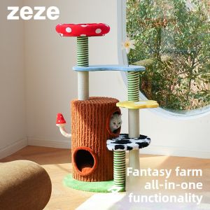 zeze | Space-saving All-Seasons Cat Tree