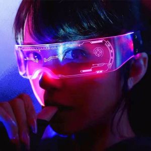 LED Sci-fi Light-up Glasses Cyberpunk