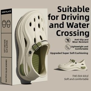 buyangsi | Mens Slip-Resistant Breathable Clog Shoes
