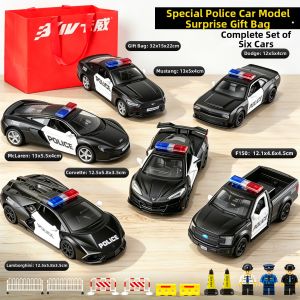 Alloy Police Car Toy Model