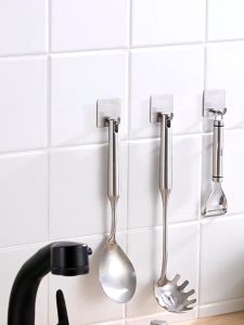 [Móc số 7] Móc dán tường inox số 7 cao cấp M3 siêu chịu lực siêu dính treo đồ treo vật dụng đa năng inox 304